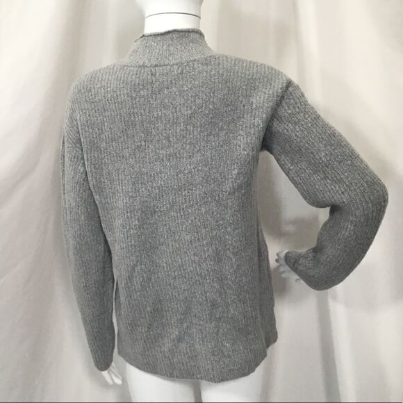 Cotton Emporium Mock Neck High Low Sweater (H6) - Picture 3 of 6